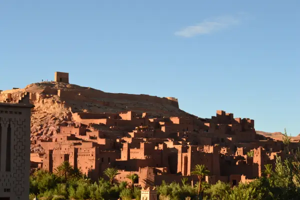 Hiking adventure around Ait Benhaddou kasbah in Morocco