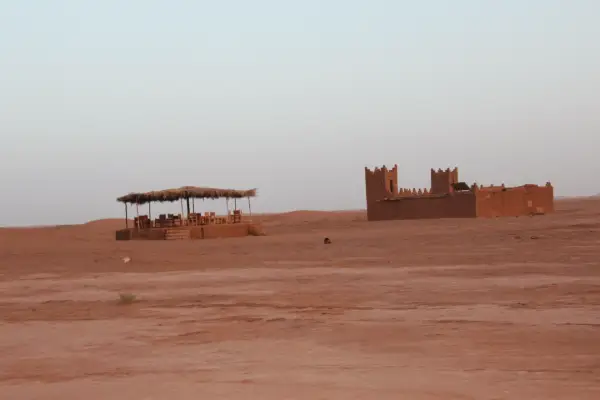 dry Lake Iriki desert landscape Morocco