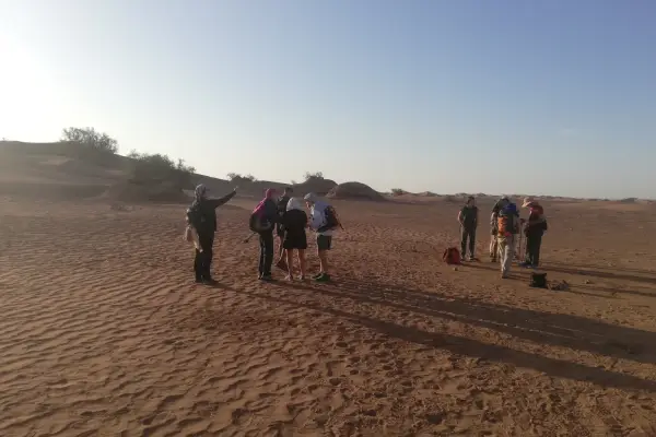 trekking experience in Mhamid Sahara desert Morocco