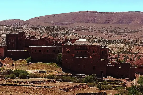 Historic Kasbah Telouet in the High Atlas Mountains of Morocco
