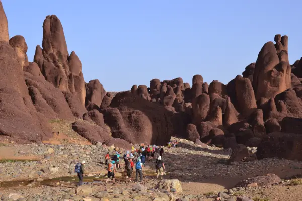 valley and gorges tislit during Siroua trek
